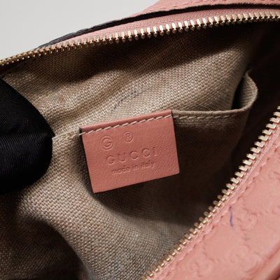 Bree Camera Bag Micro Guccissima Pink Leather