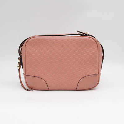 Bree Camera Bag Micro Guccissima Pink Leather