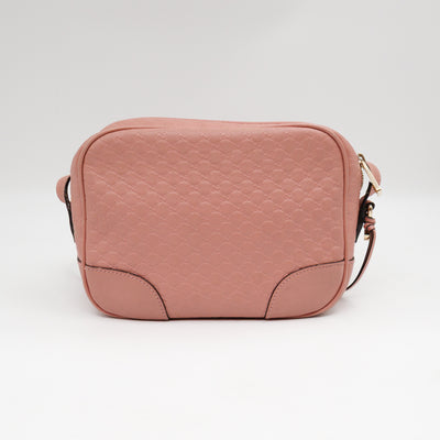 Bree Camera Bag Micro Guccissima Pink Leather