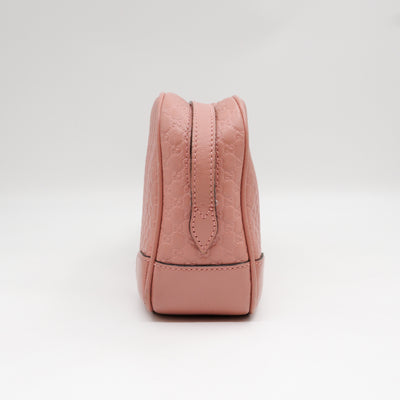 Bree Camera Bag Micro Guccissima Pink Leather