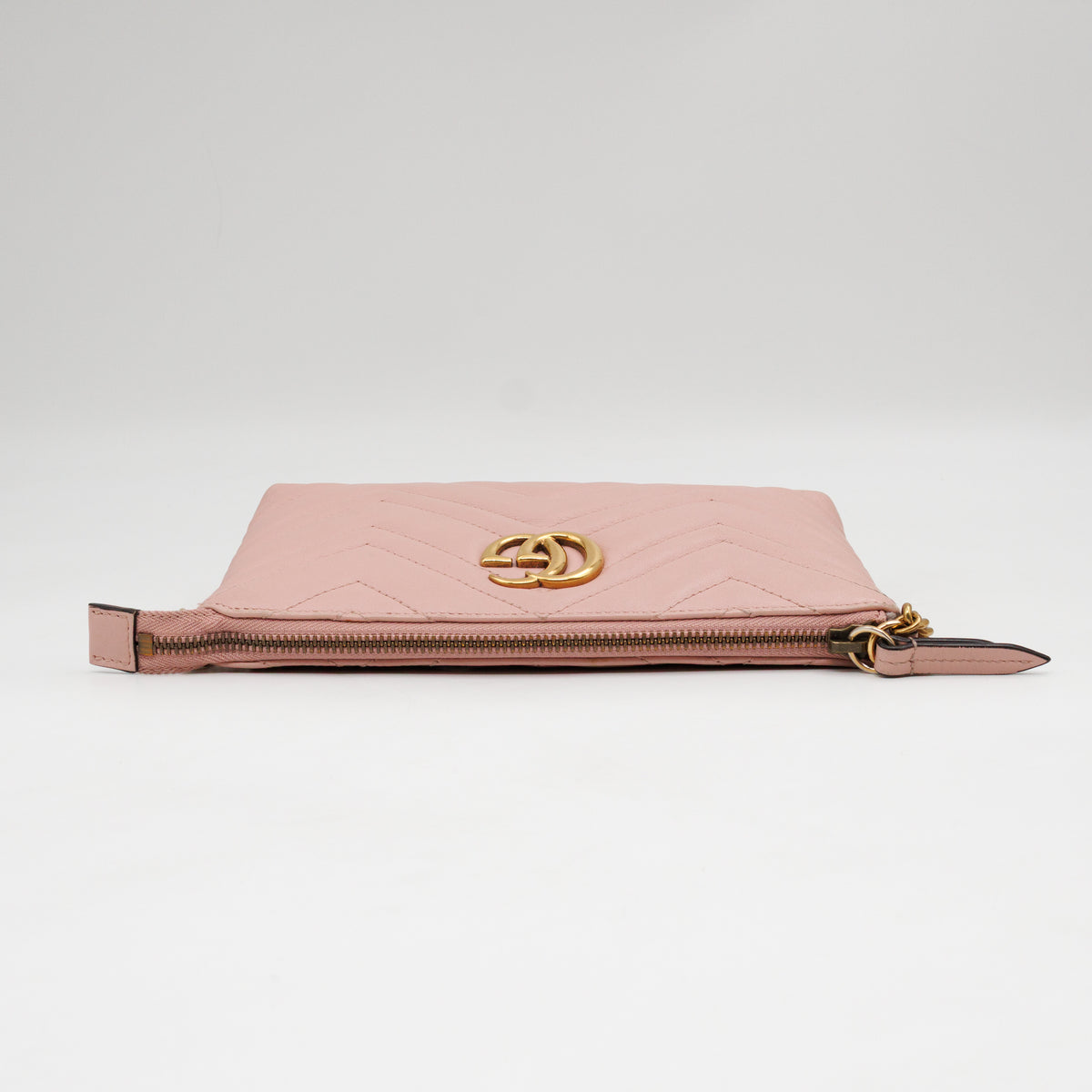 GG Marmont Chain Wallet Pink Leather