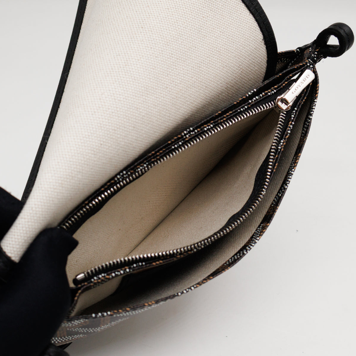Plumet Wallet Goyardine Black