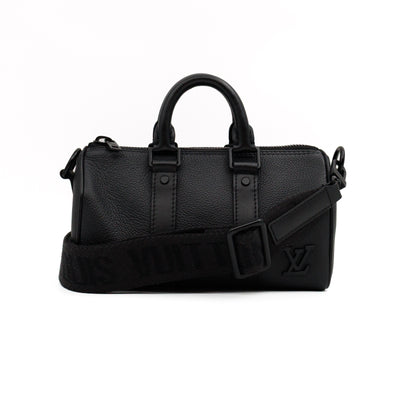 Keepall XS Aerogram Black Leather