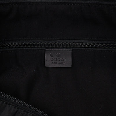 Large GG Canvas Messenger Bag Black