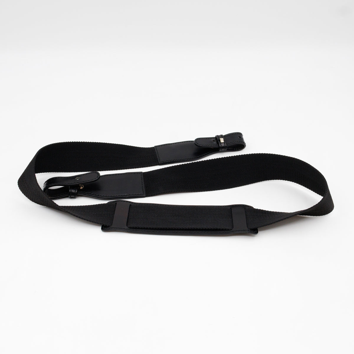 Large GG Canvas Messenger Bag Black