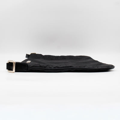 Large GG Canvas Messenger Bag Black