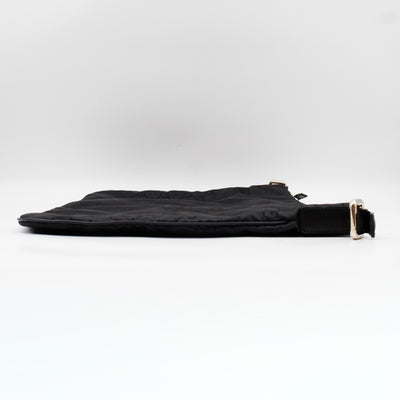 Large GG Canvas Messenger Bag Black