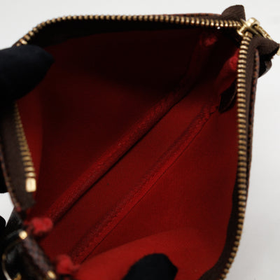 Mini Pochette Accessoires Damier Ebene