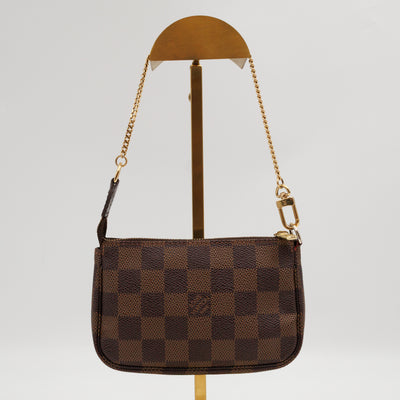 Mini Pochette Accessoires Damier Ebene