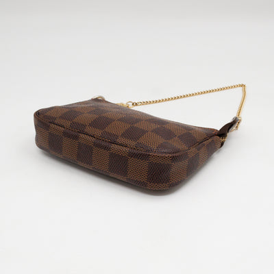 Mini Pochette Accessoires Damier Ebene