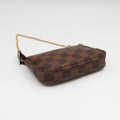 Mini Pochette Accessoires Damier Ebene