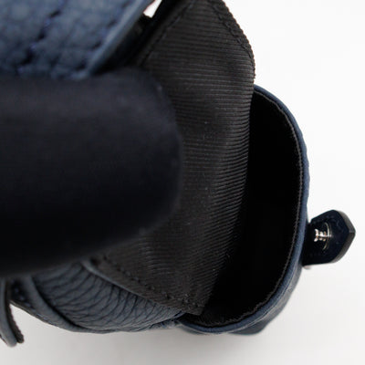 Christopher XS Sling Bag Navy Taurillon Leather
