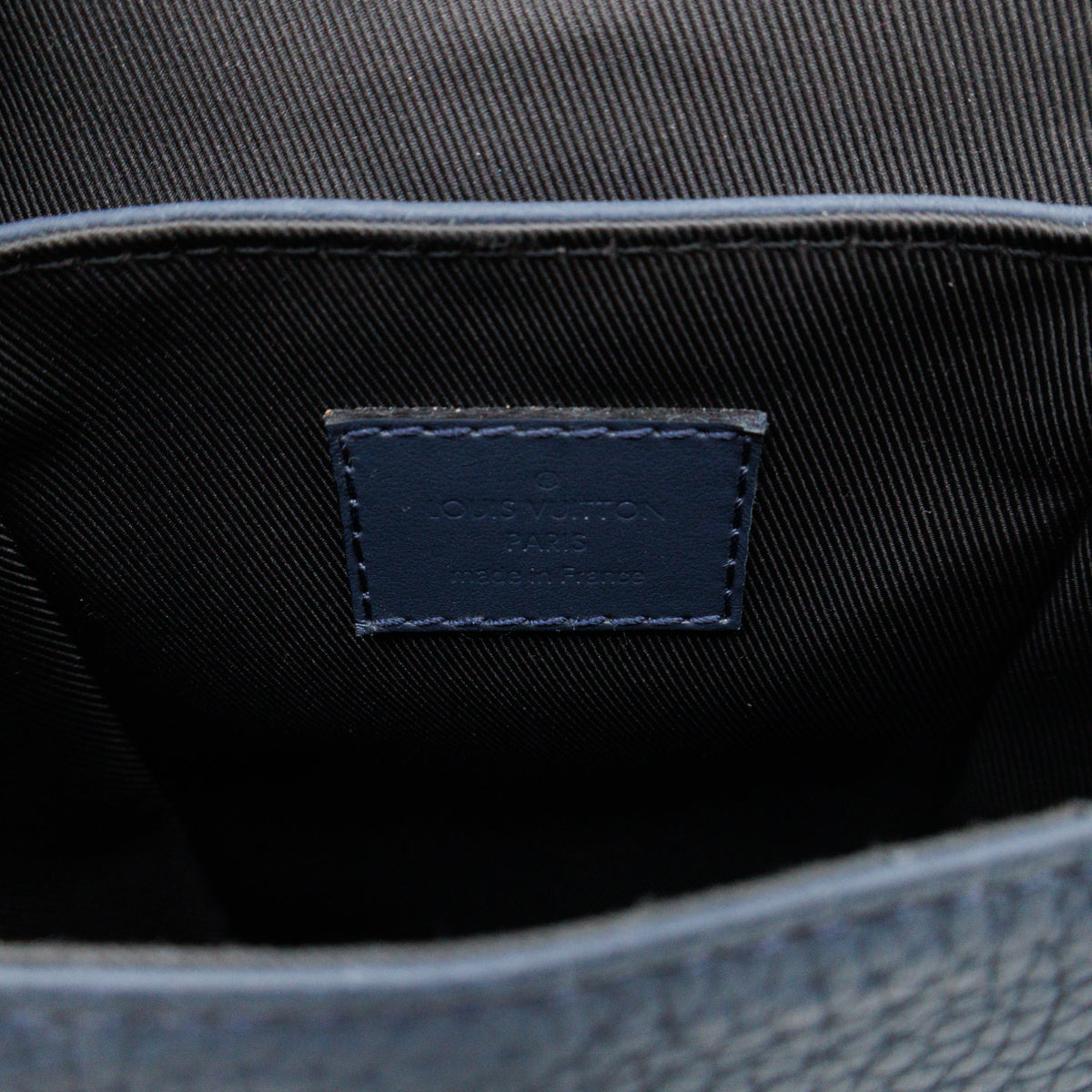 Christopher XS Sling Bag Navy Taurillon Leather