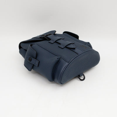 Christopher XS Sling Bag Navy Taurillon Leather