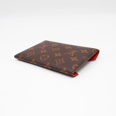 Kirigami Pochette Medium Monogram Red