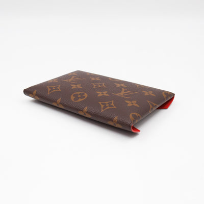 Kirigami Pochette Medium Monogram Red