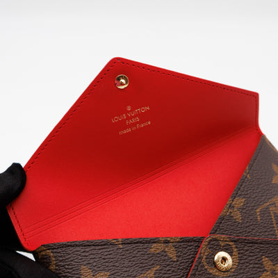 Kirigami Pochette Medium Monogram Red