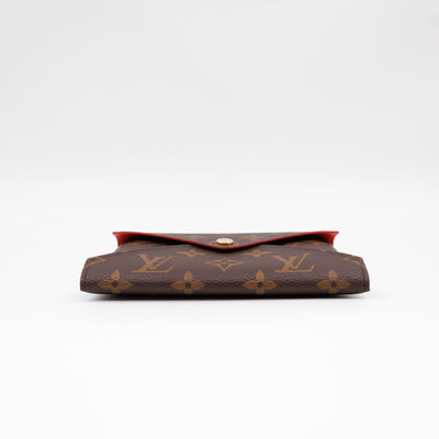 Kirigami Pochette Medium Monogram Red
