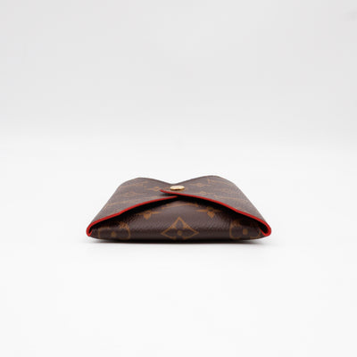 Kirigami Pochette Medium Monogram Red