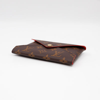 Kirigami Pochette Medium Monogram Red