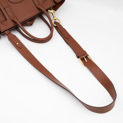 Mulberry x Acne Studios Small Musubi Bayswater Oak Leather