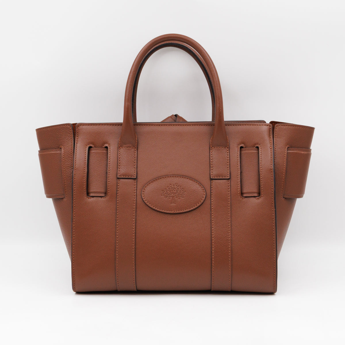 Mulberry x Acne Studios Small Musubi Bayswater Oak Leather
