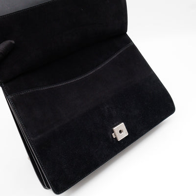 Dionysus Medium Black Suede Leather