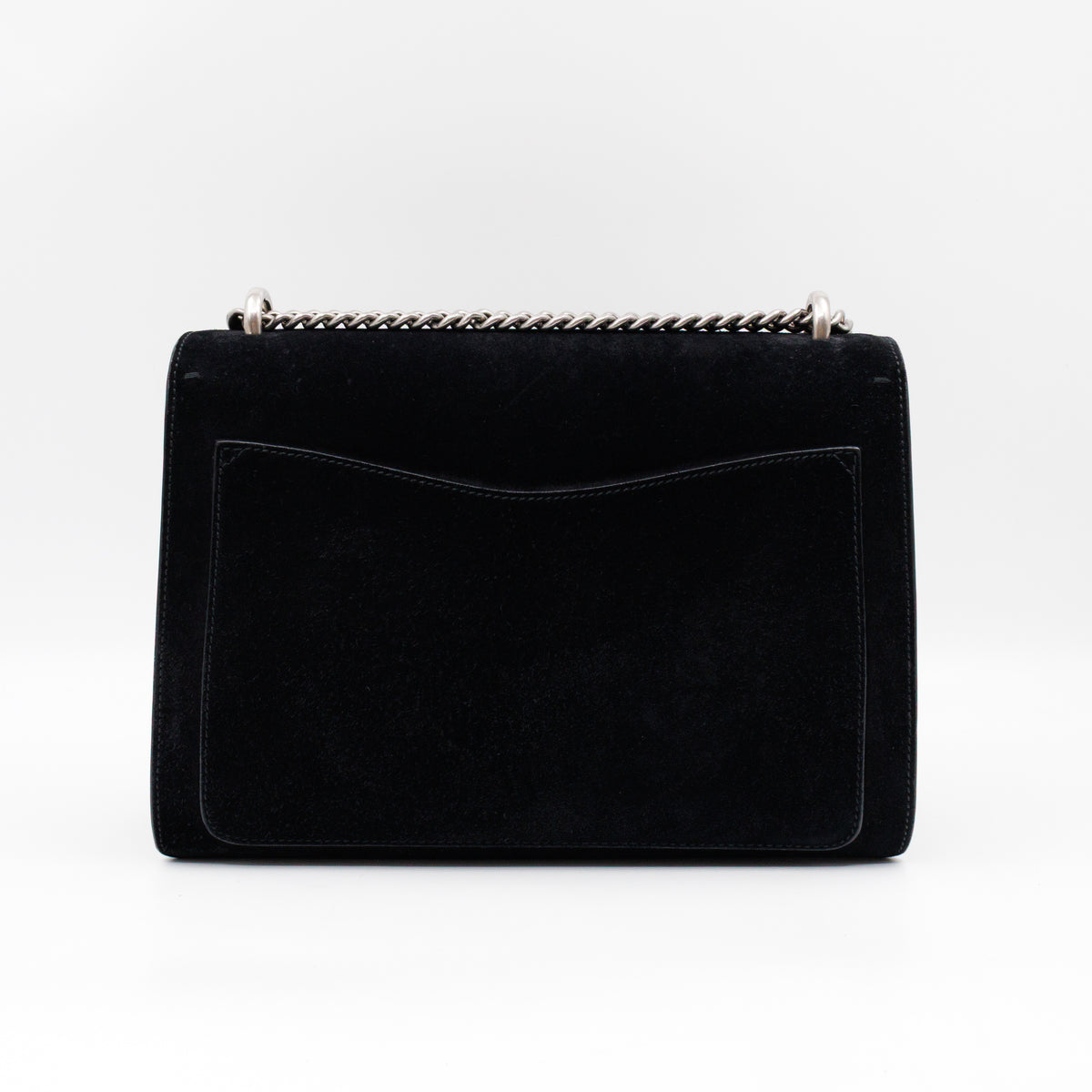 Dionysus Medium Black Suede Leather