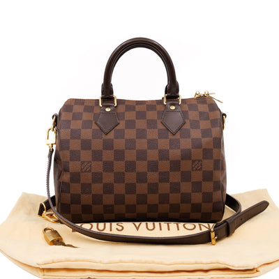 Speedy 25 Bandouliere Damier Ebene