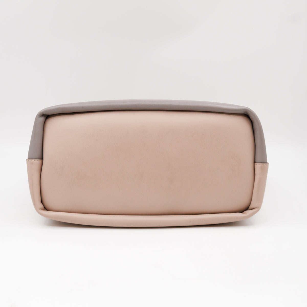 Baylee Medium Two-tone Leather Beige & Grey