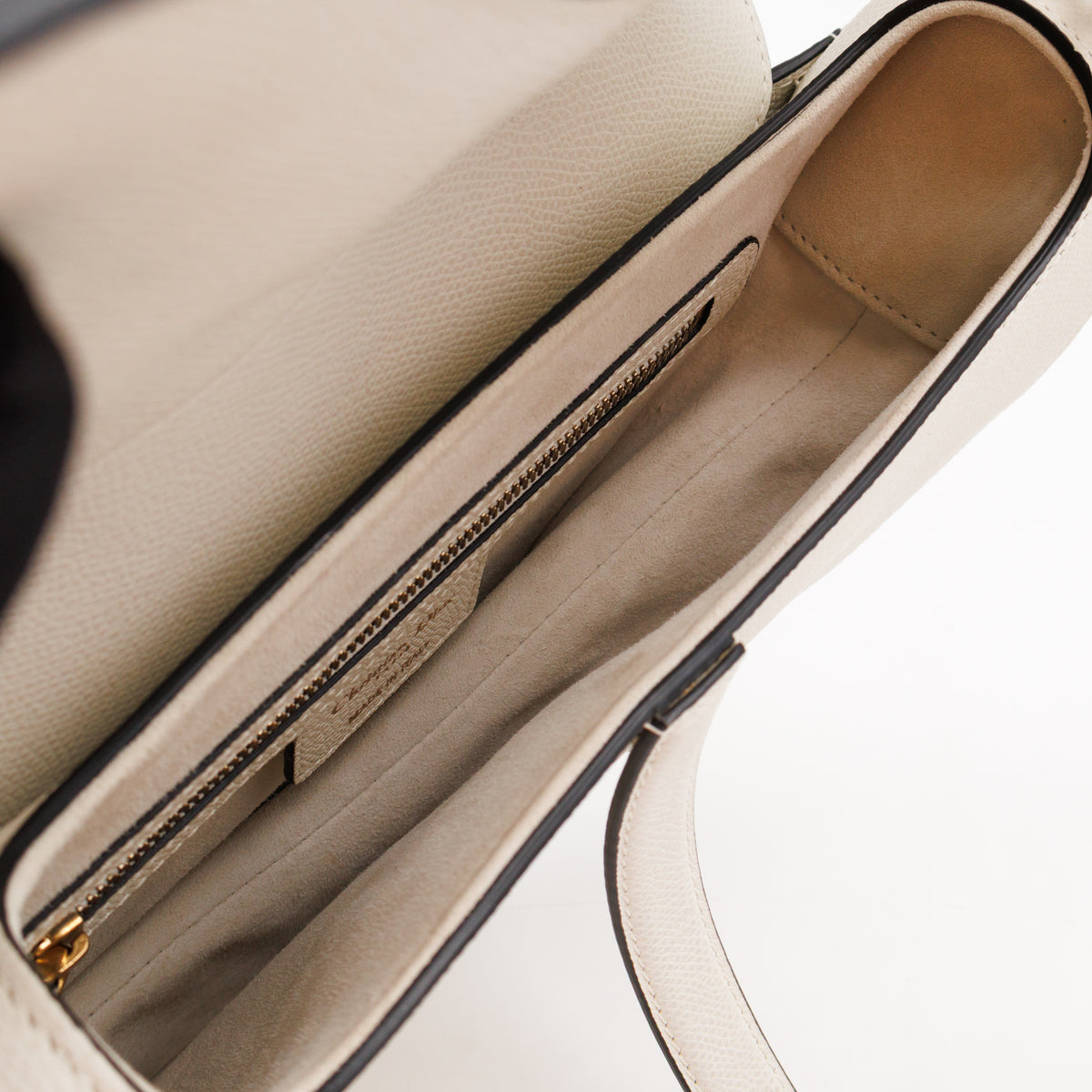 Saddle Bag Medium White Leather