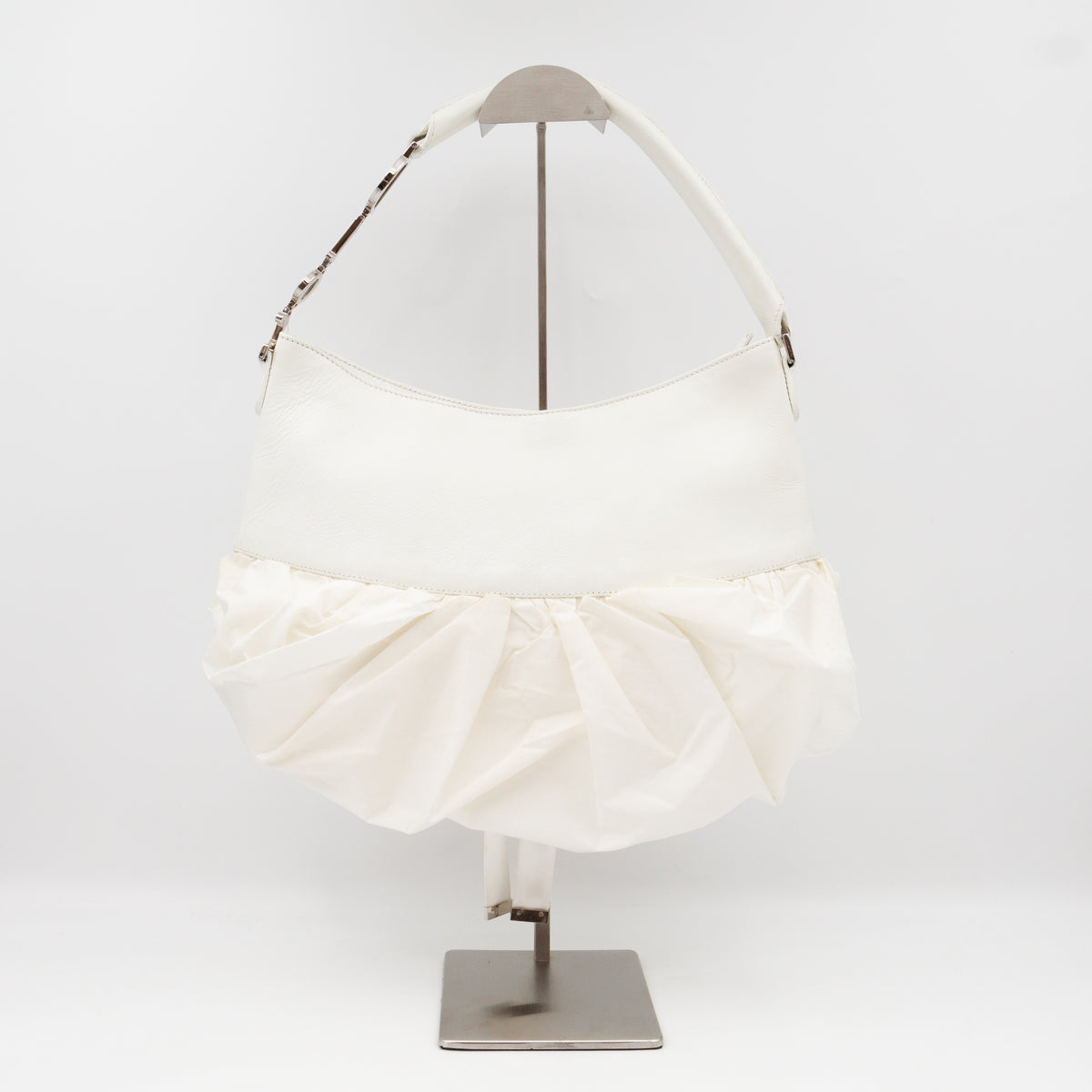 Vintage Ballet Corset White Leather