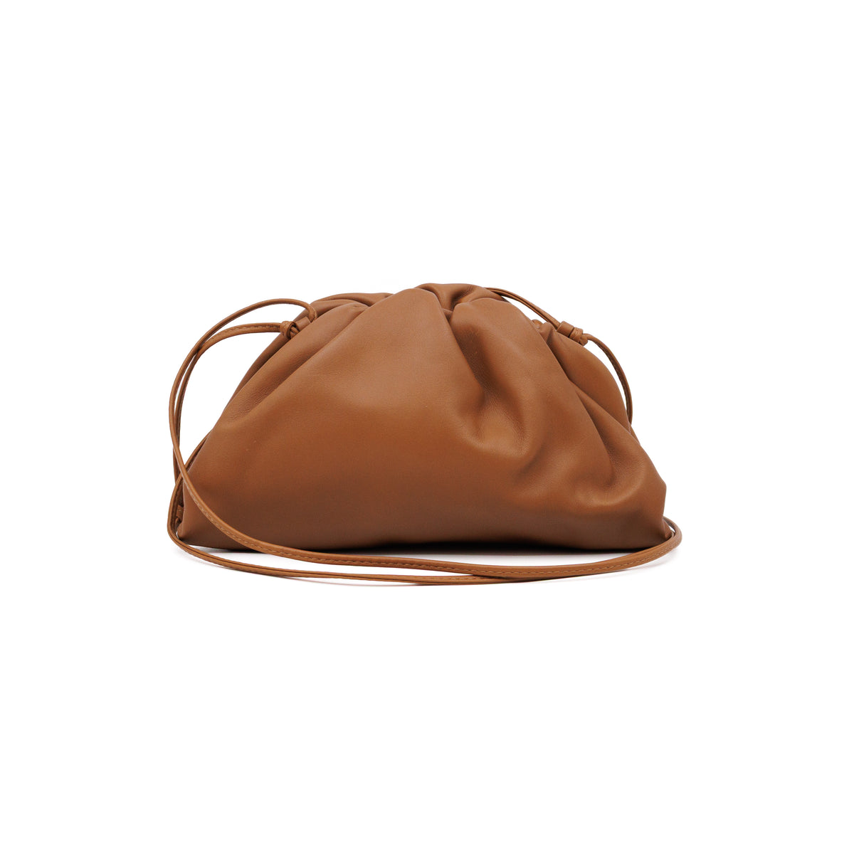 The Pouch Mini Crossbody Brown Leather