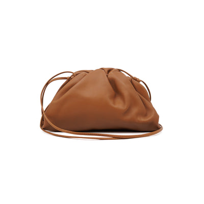 The Pouch Mini Crossbody Brown Leather
