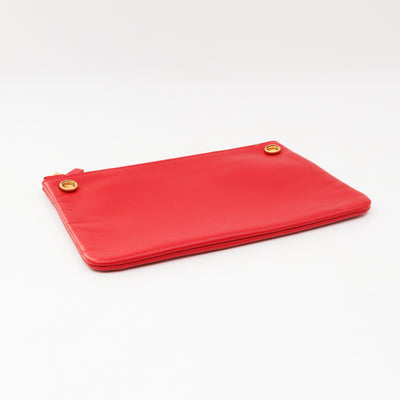 Trio Bag Red Leather