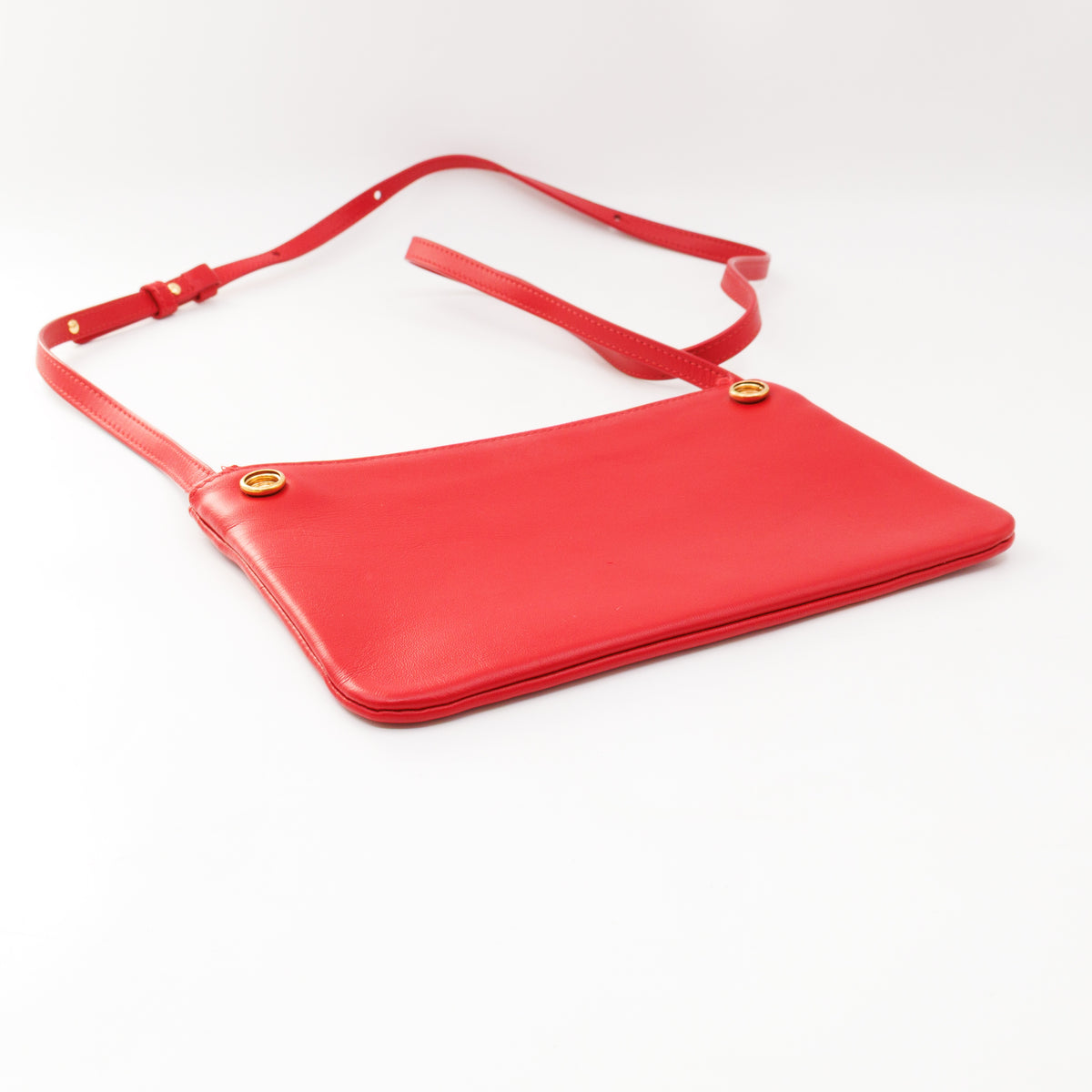 Trio Bag Red Leather