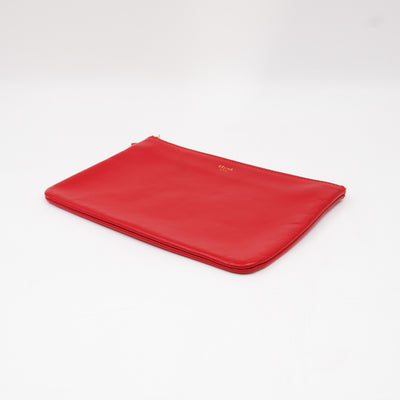 Trio Bag Red Leather