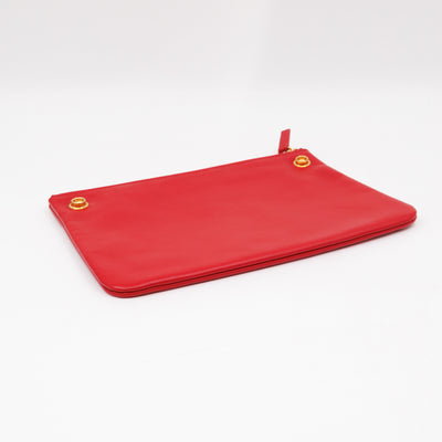 Trio Bag Red Leather