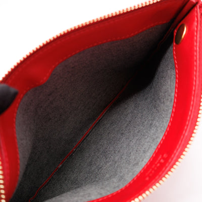 Trio Bag Red Leather
