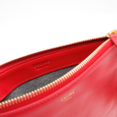 Trio Bag Red Leather