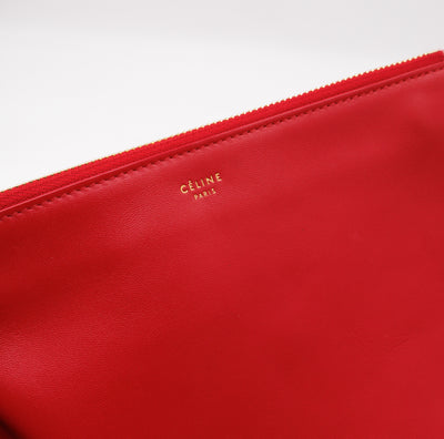 Trio Bag Red Leather