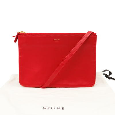 Trio Bag Red Leather