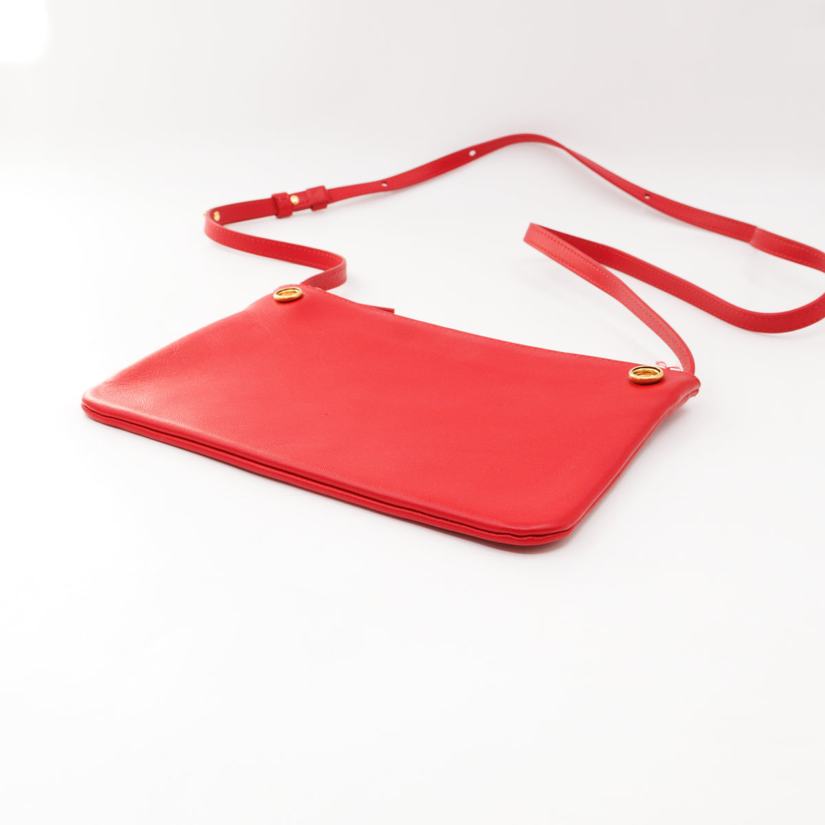 Trio Bag Red Leather