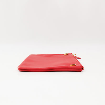 Trio Bag Red Leather