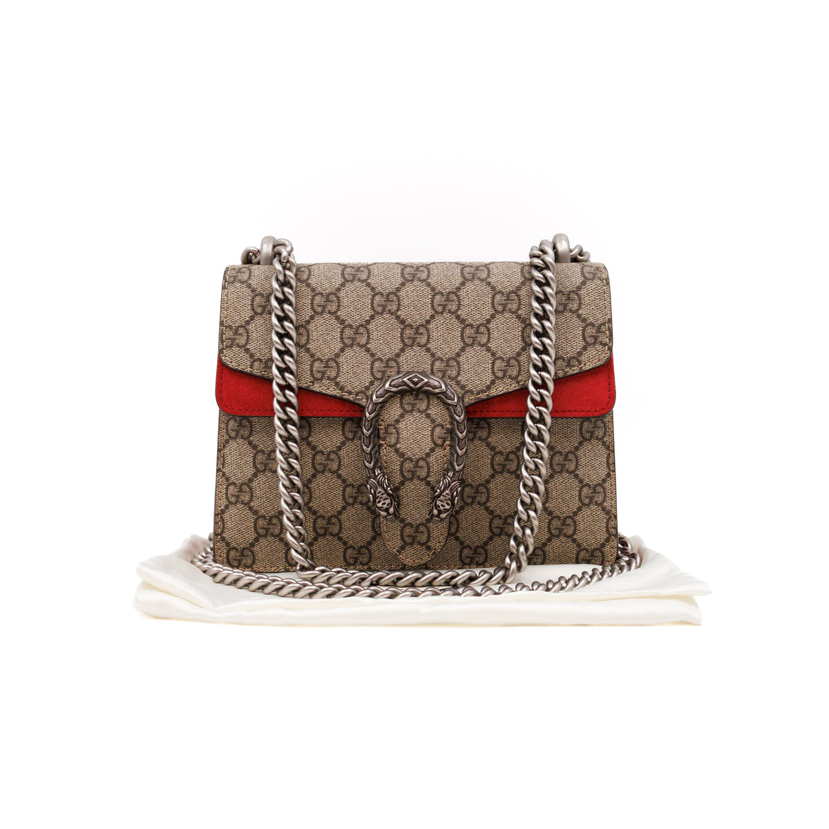 Dionysus Mini GG Supreme Red Suede