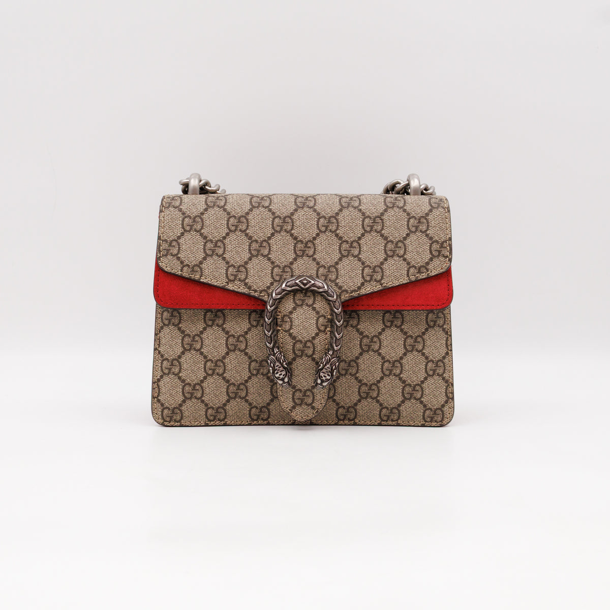 Dionysus Mini GG Supreme Red Suede
