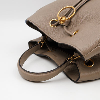 Hampstead Grey Grained Leather