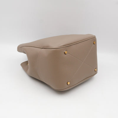 Hampstead Grey Grained Leather