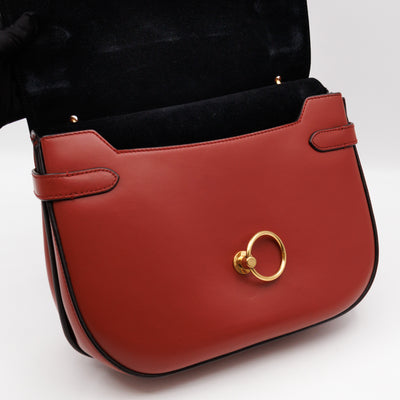 Amberley Medium Satchel Brick Diagonal Stripe Leather