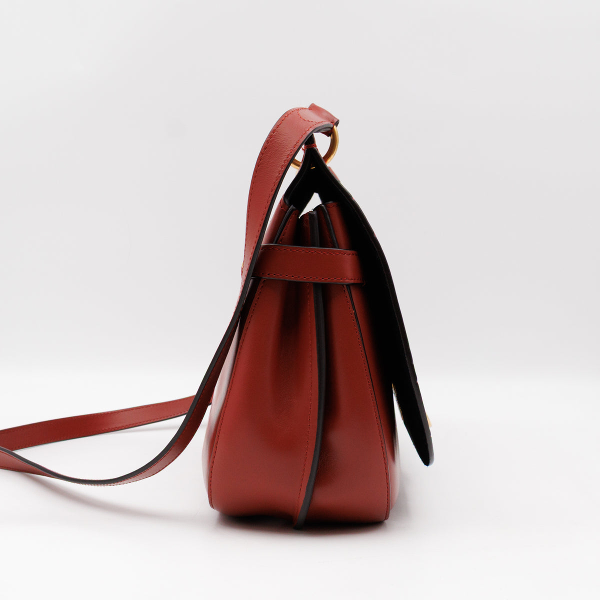 Amberley Medium Satchel Brick Diagonal Stripe Leather